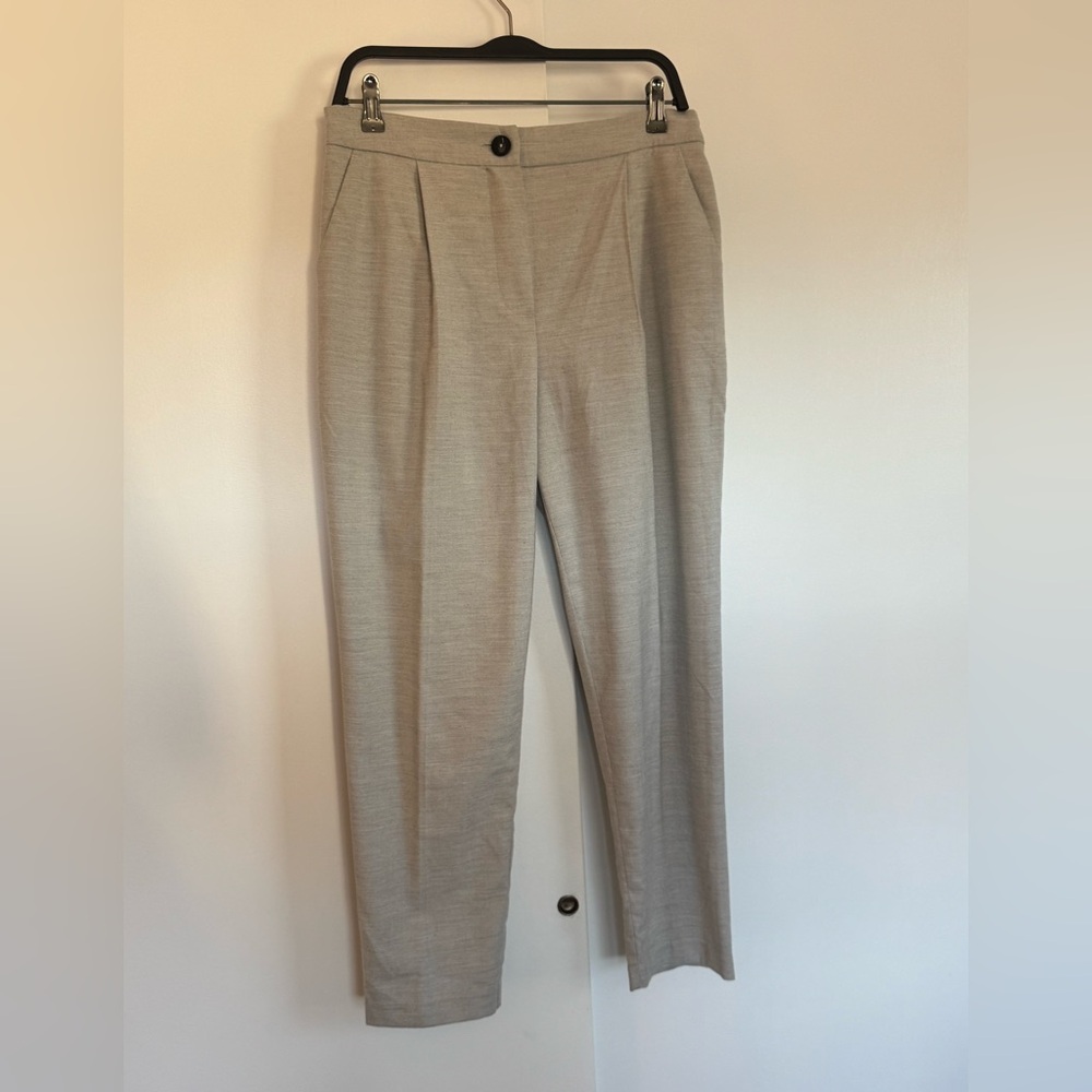 New Look Light Gray Women's Trousers